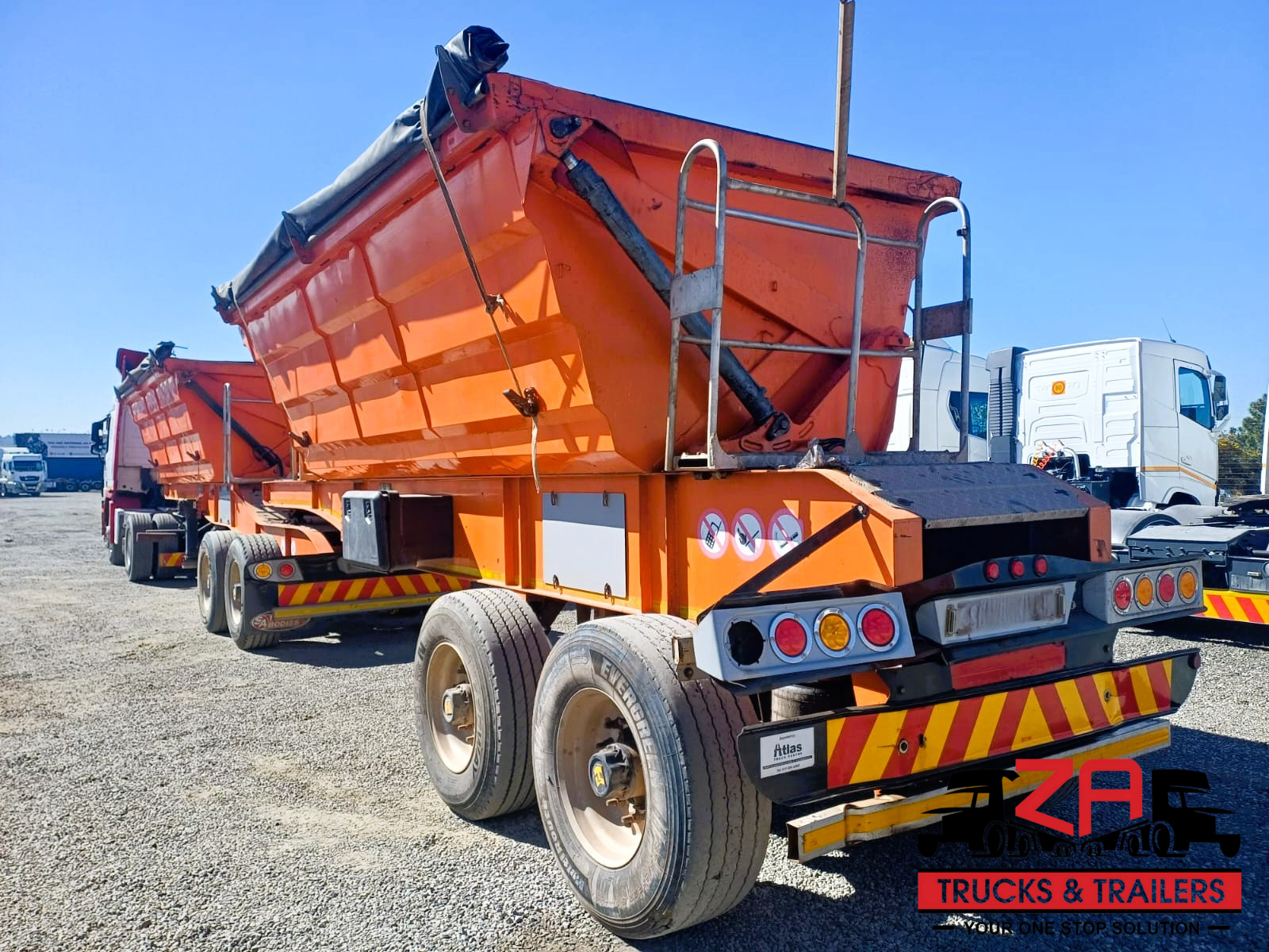 2021 SA TRUCK BODIES 25 CUBE SIDE TIPPER TRAILER #53115